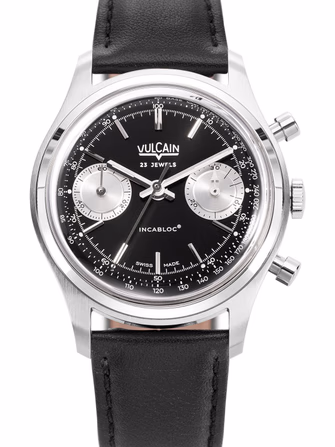 Chronographe 1970’s Black & Silver