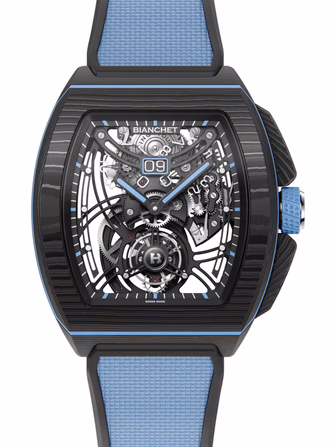 Flying Tourbillon Grande Date B1.618 Carbon Sky Blue