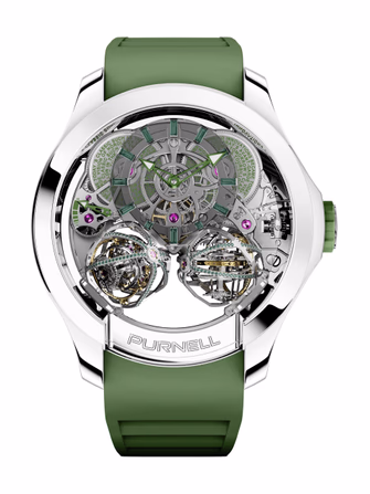 Escape II 18K White Gold Olive Green