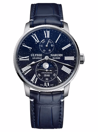 Marine Torpilleur Moonphase Aventurine