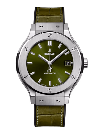 Classic Fusion Titanium Green 38mm