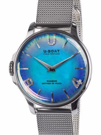 Rainbow 38 Blue SS Bracelet