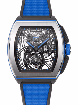 Flying Tourbillon Grande Date B1.618 Hybrid Blue