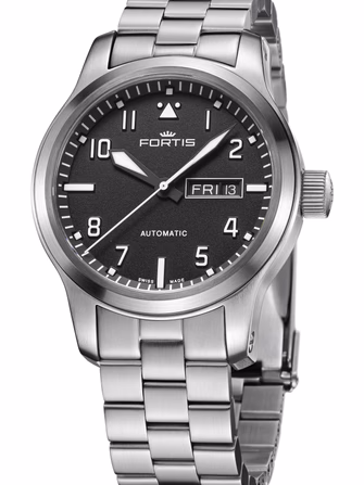 Aeromaster Steel Day-Date