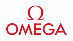 Logo de la marque de montres de luxe Omega